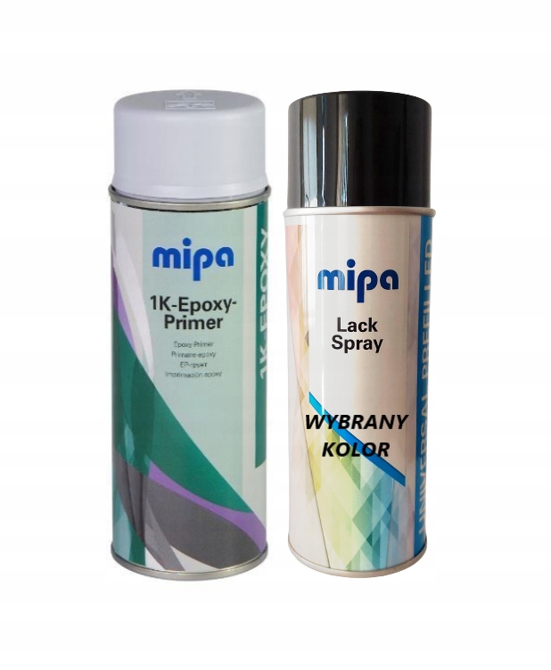 Ford Bright Yellow Sada Akrylový Lak Základní Nátěr Mipa Spray