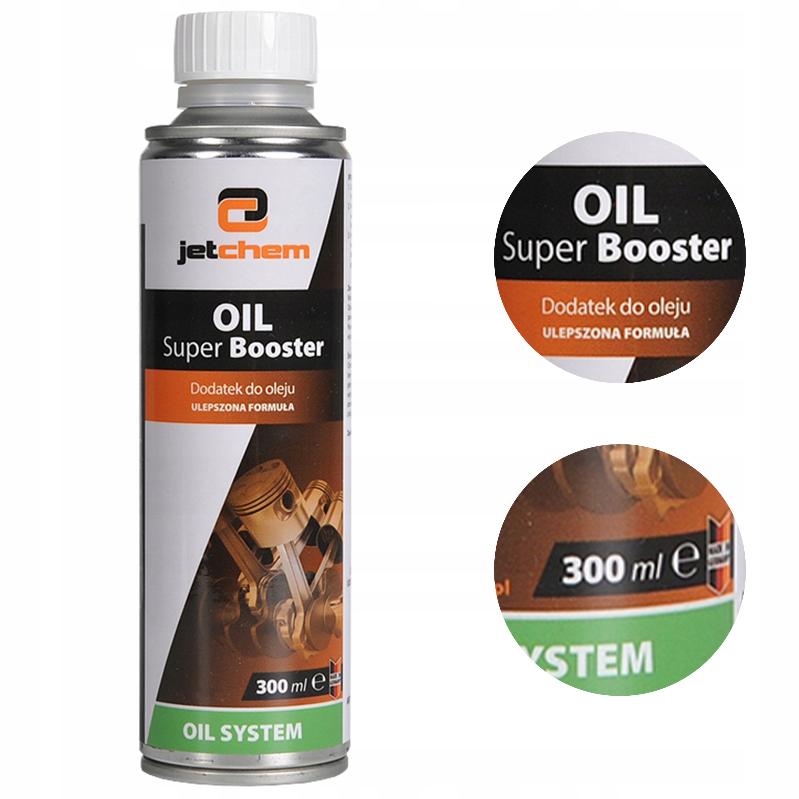 

Oil Booster Dodatek zmniejsza zużycie oleju