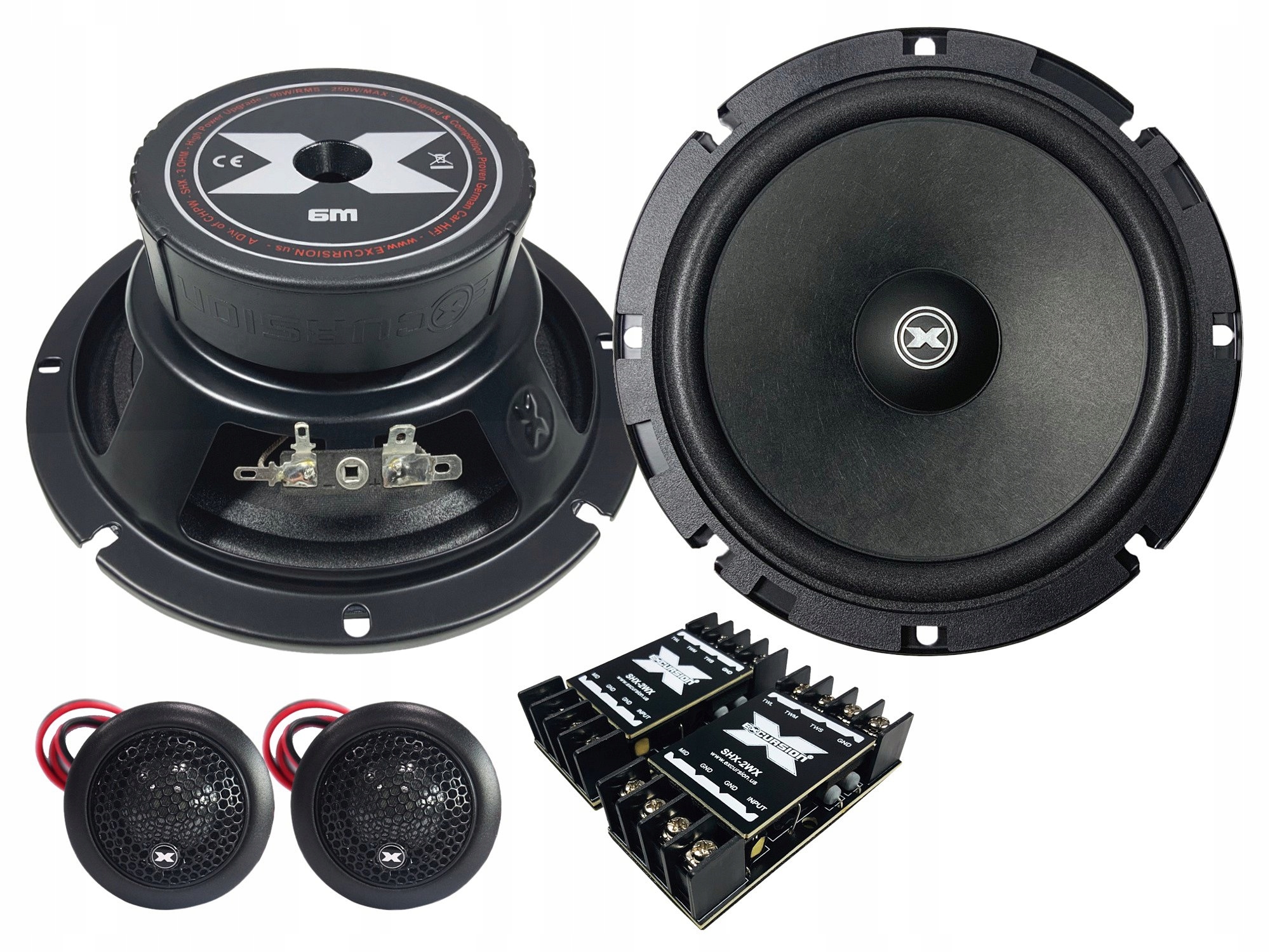 Excursion SHX-6C – automobilové reproduktory 165 mm