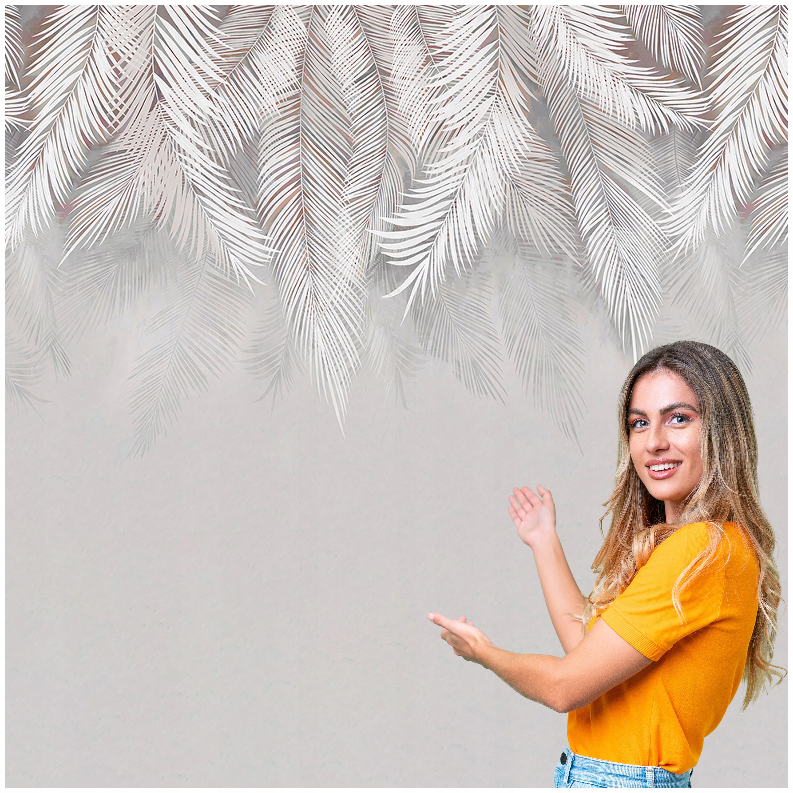 Fototapeta Závesné Listy Palmy 294x260 06 W