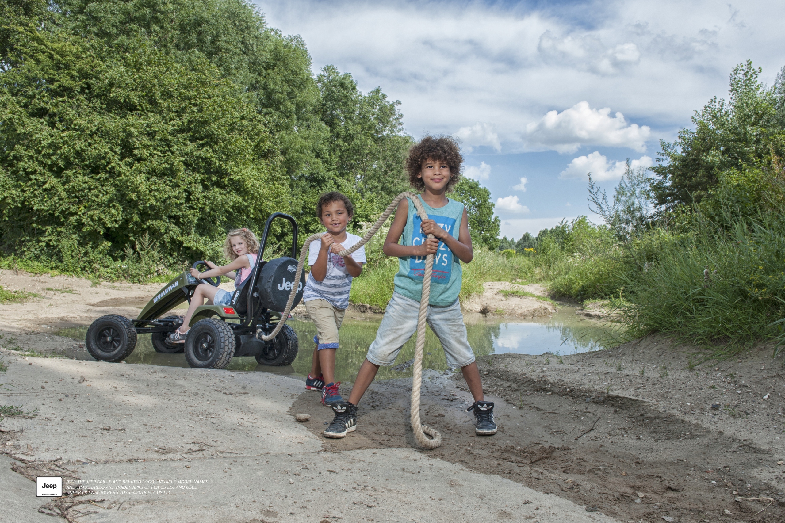 BERG Gokart na Pedały Jeep Revolution XXL-BFR Wiek dziecka 5 lat +