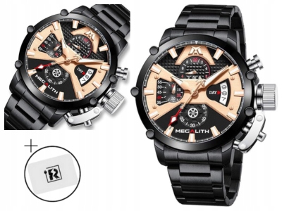 Pánské Hodinky Nerezová Ocel Analogový vodotěsný kalendář Dárek