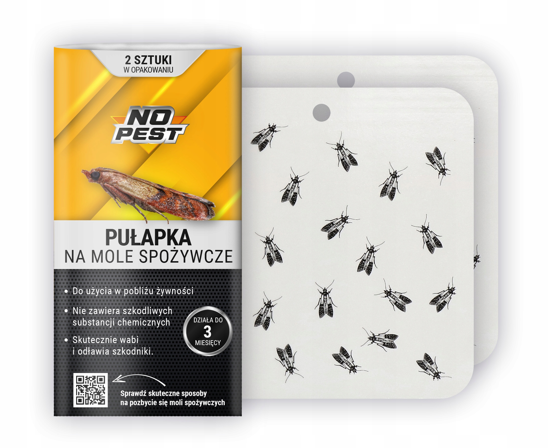 SILNÝ SKLENENÝ lapač POTRAVINOVÝCH MOROV ŽIADNY ŠKODCI Použitie proti moliam