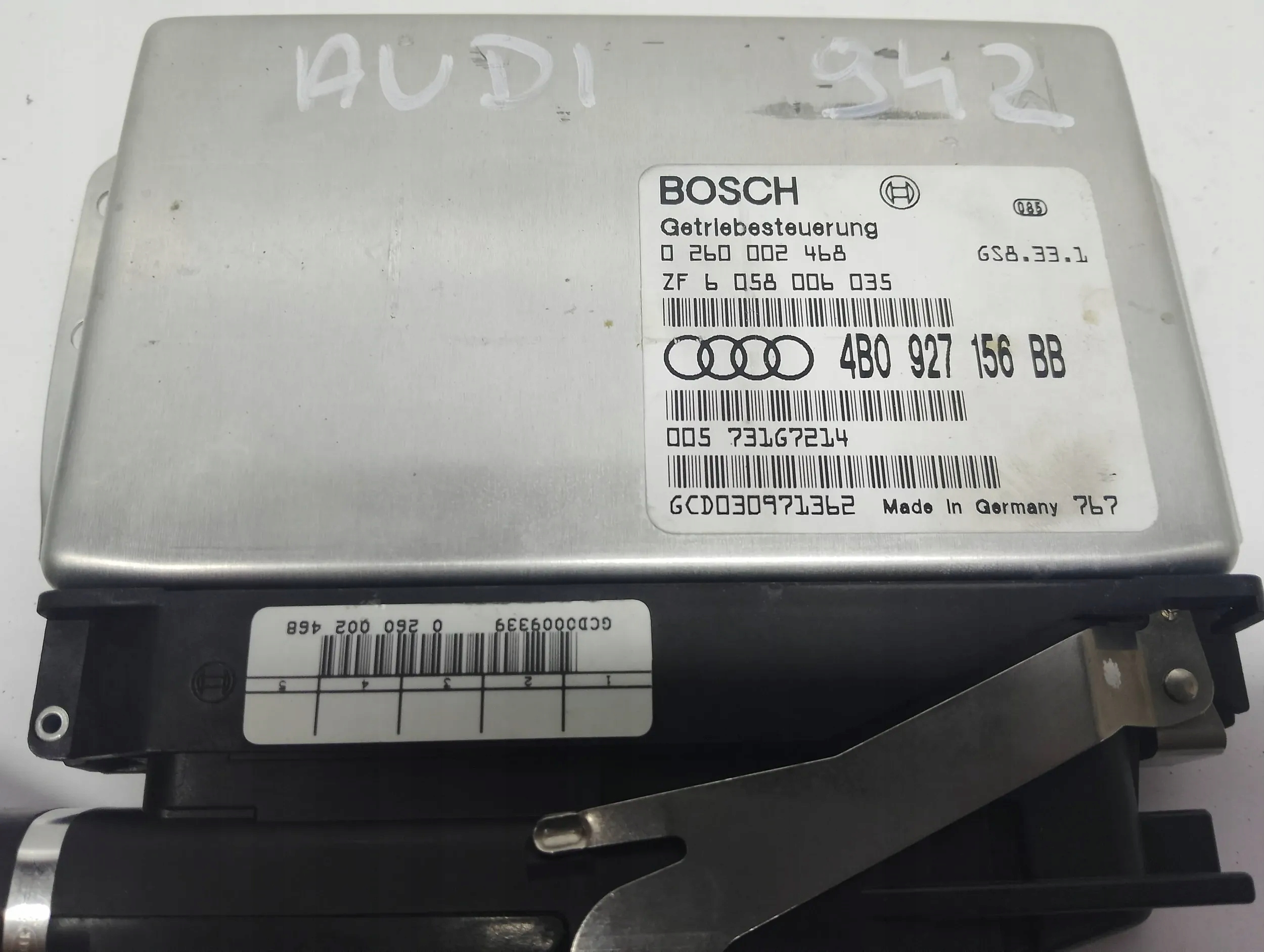 Computer Bedienteil modul Getriebe getriebe Audi 4B0927156BB