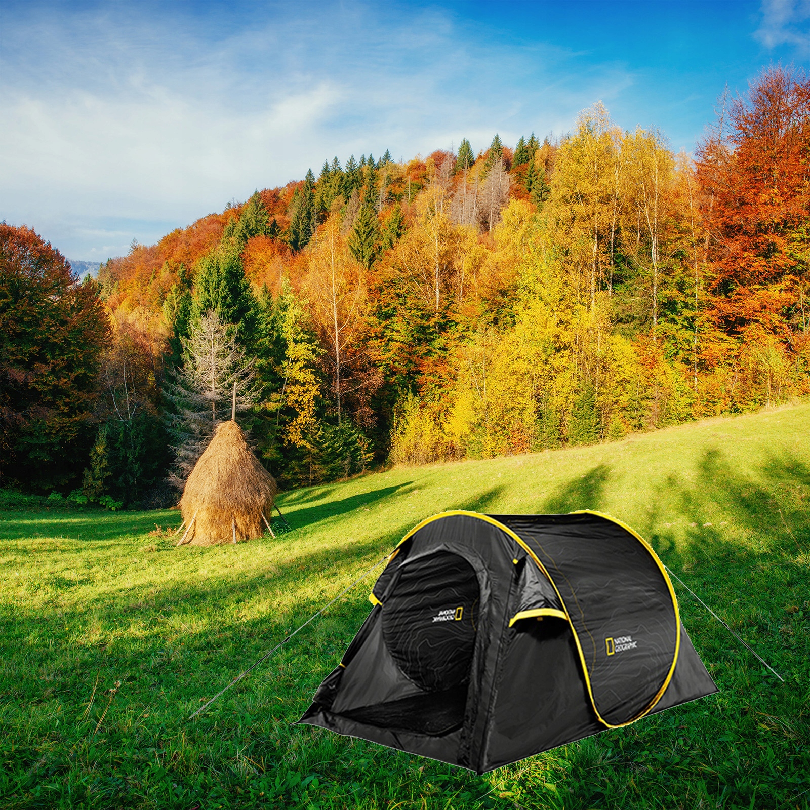 NAMIOT DWUOSOBOWY 2 Osobowy SAMOROZKŁADAJĄCY National Geographic + GRATIS Model AL0081