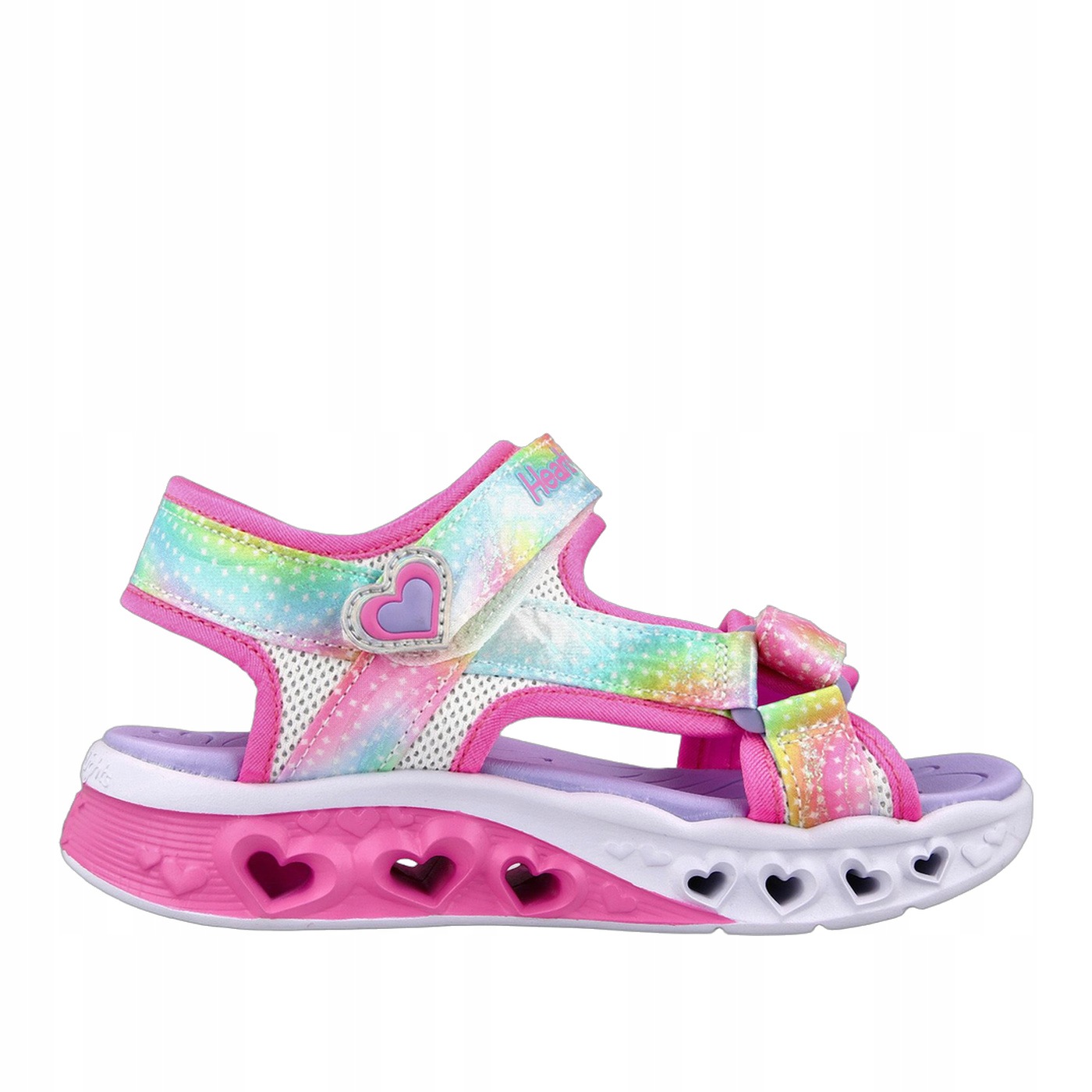 Sandały Dziecięce Skechers Flutter Hearts 303105L-WMLT Wielokolorowe