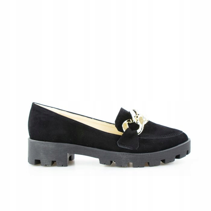 Mokasíny Polobotky Na Podpatku Optimo Semišové 41