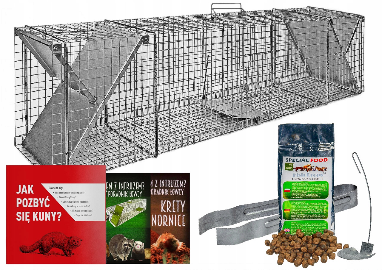 

Żywołapka Na Wydry Kuny Lisy Bobry 150x29x31 CM