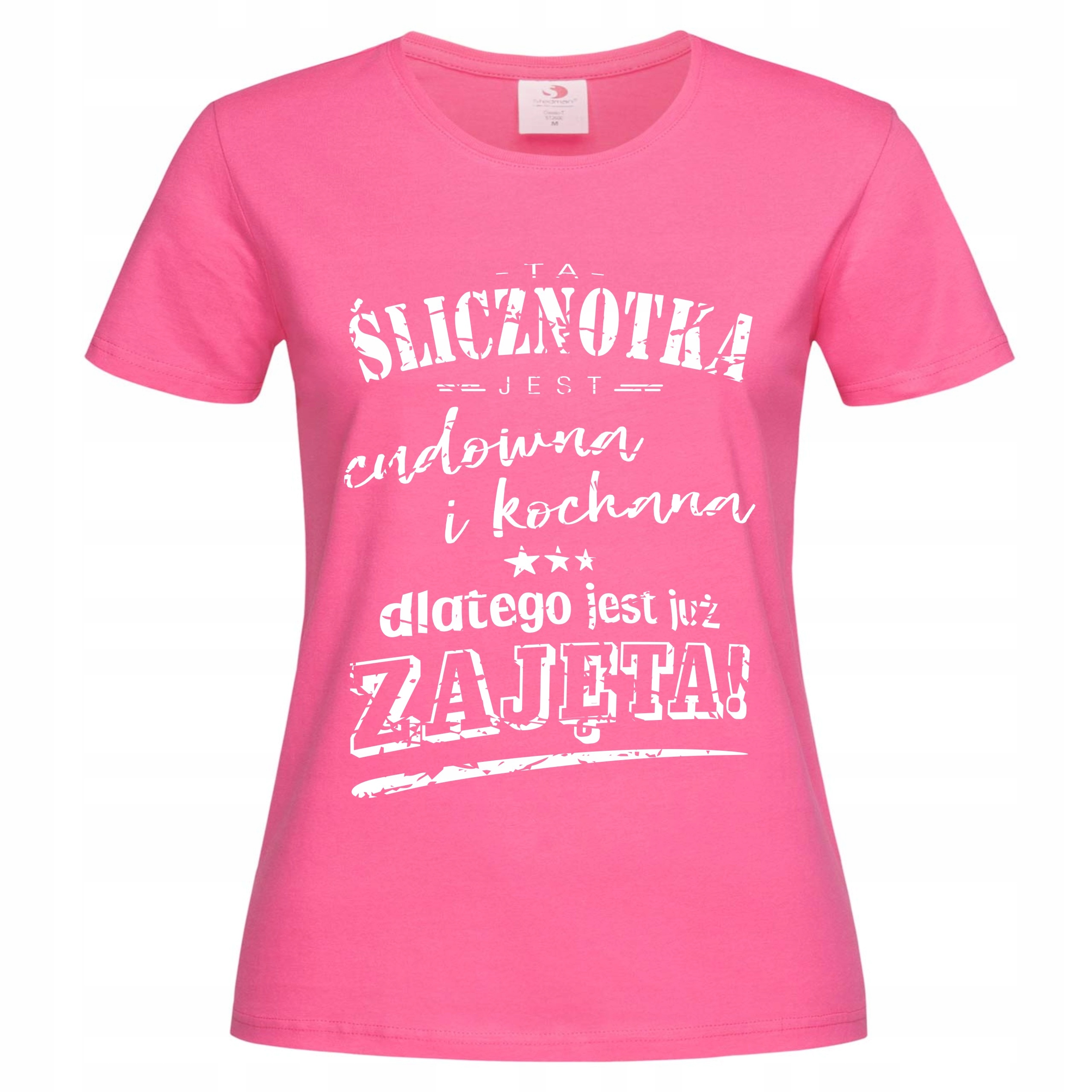 

Koszulka różowa Walentynkowy ślicznotka S