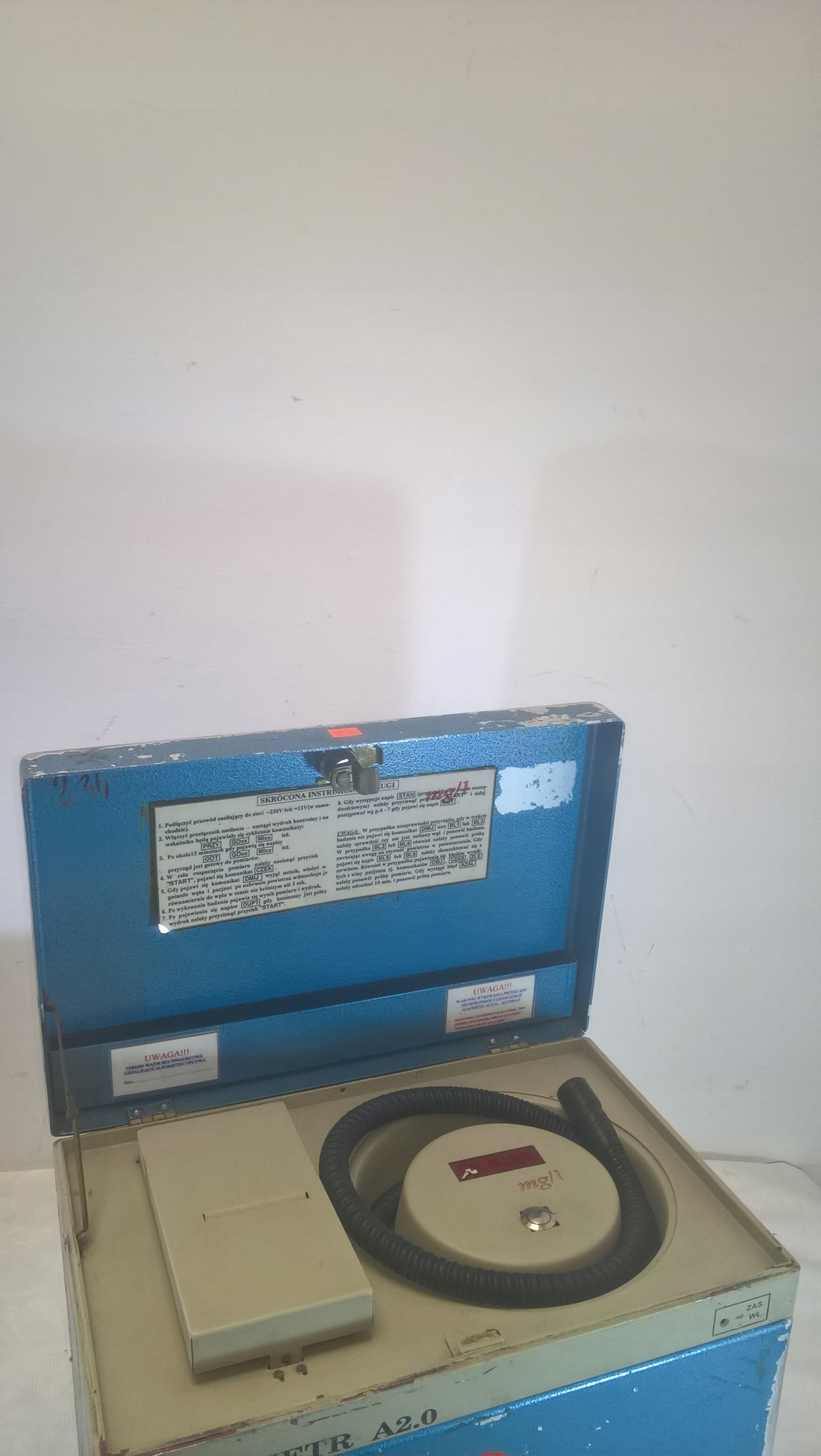 Alkomat stacjonarny A2.0 D1531 Model ALKOMETR A 2.0