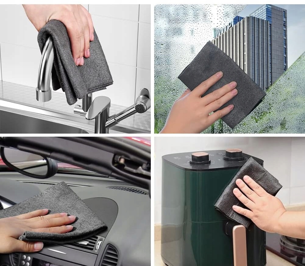 Levně Magická Čisticí Utěrka Z Mikrovlákna, Měkká, Vysoce Savá, 30 X 40 CM