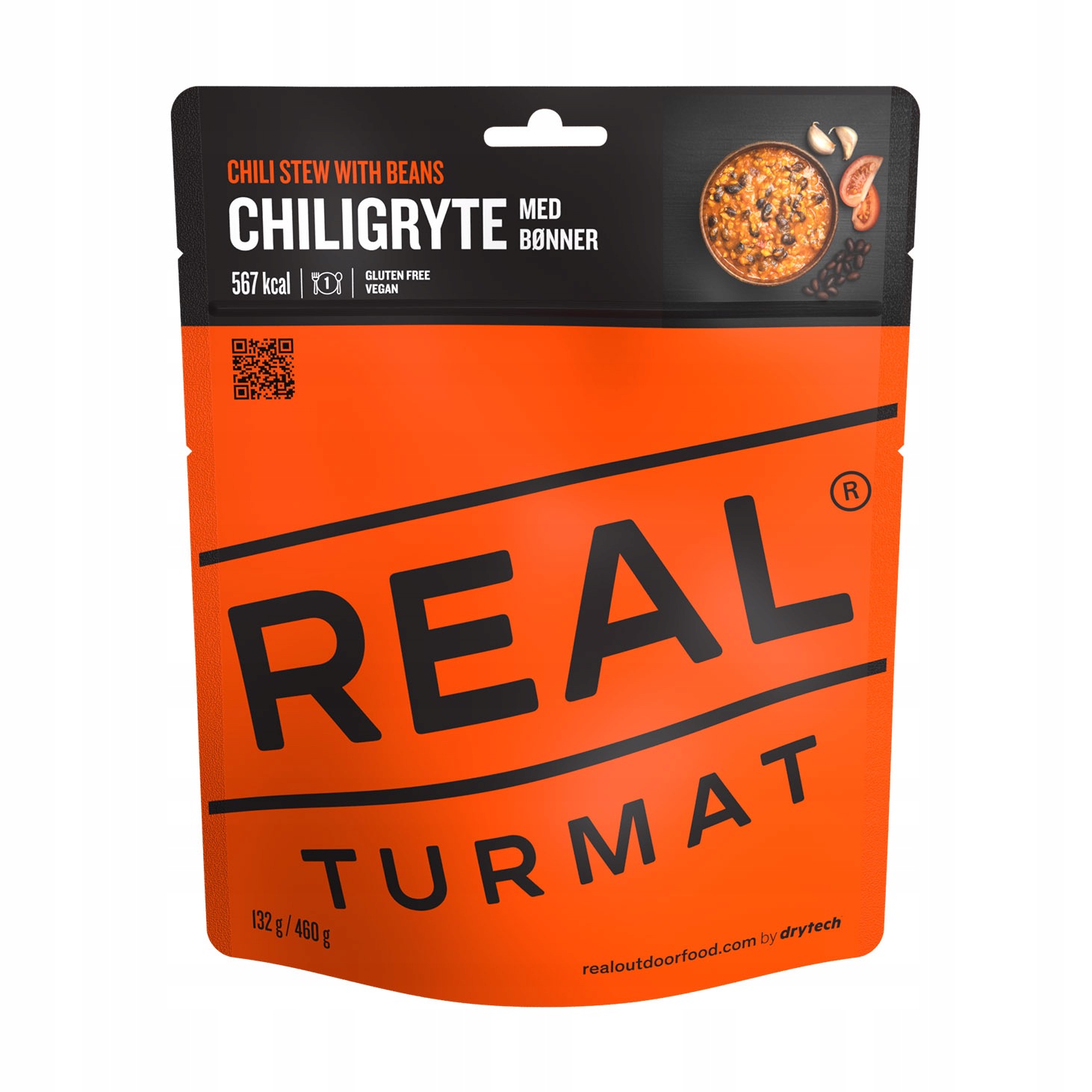 Real Turmat Wege chili z fasolą 460g Liofilizat danie liofilizowane