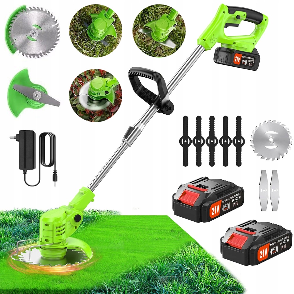 Kosa Podkaszarka Akumulatorowa 21V 18000 Rpm Z Ochroną Przed Kolizją