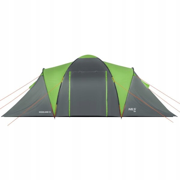 Rodinný stan Nils Camp NC6431 Highland IV zelený/šedý