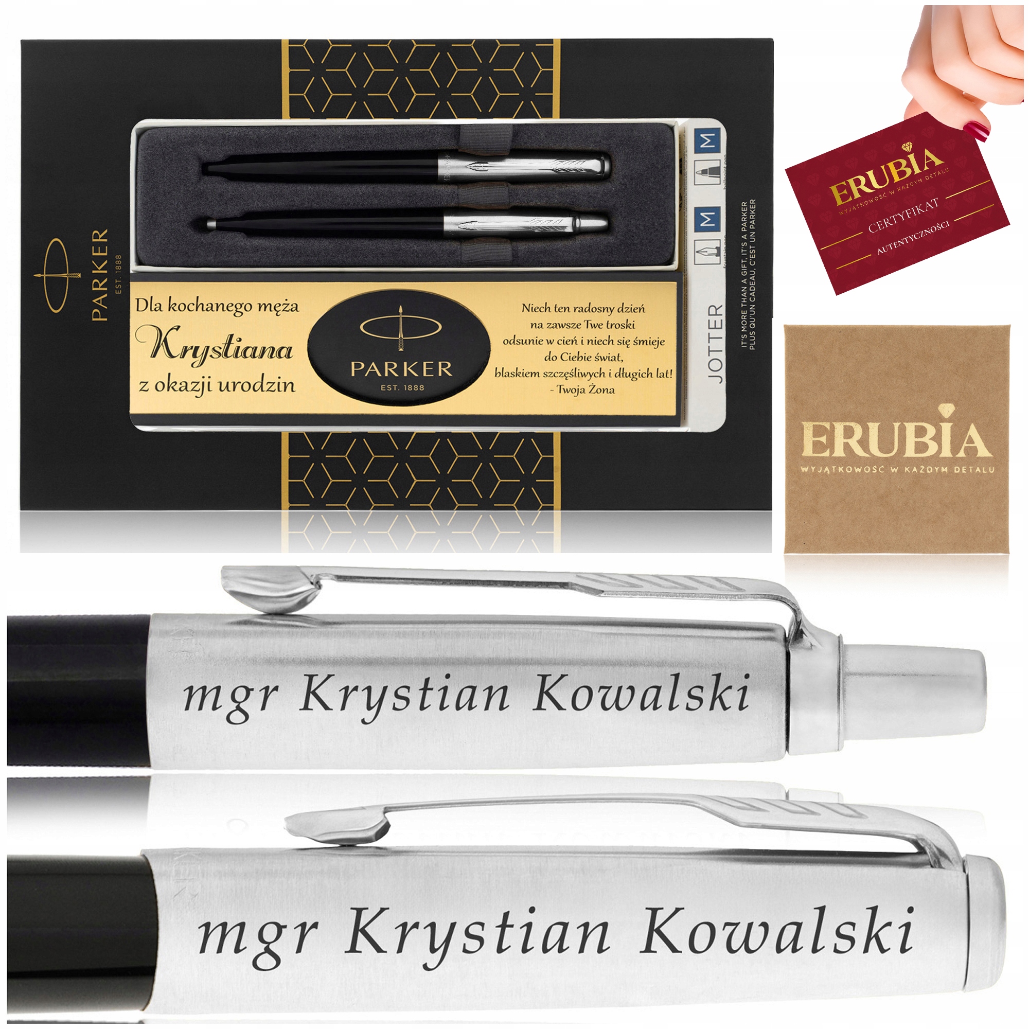 Dárková Sada Parker Jotter Dárek Pro Muže Chlapa Manžela Přítele
