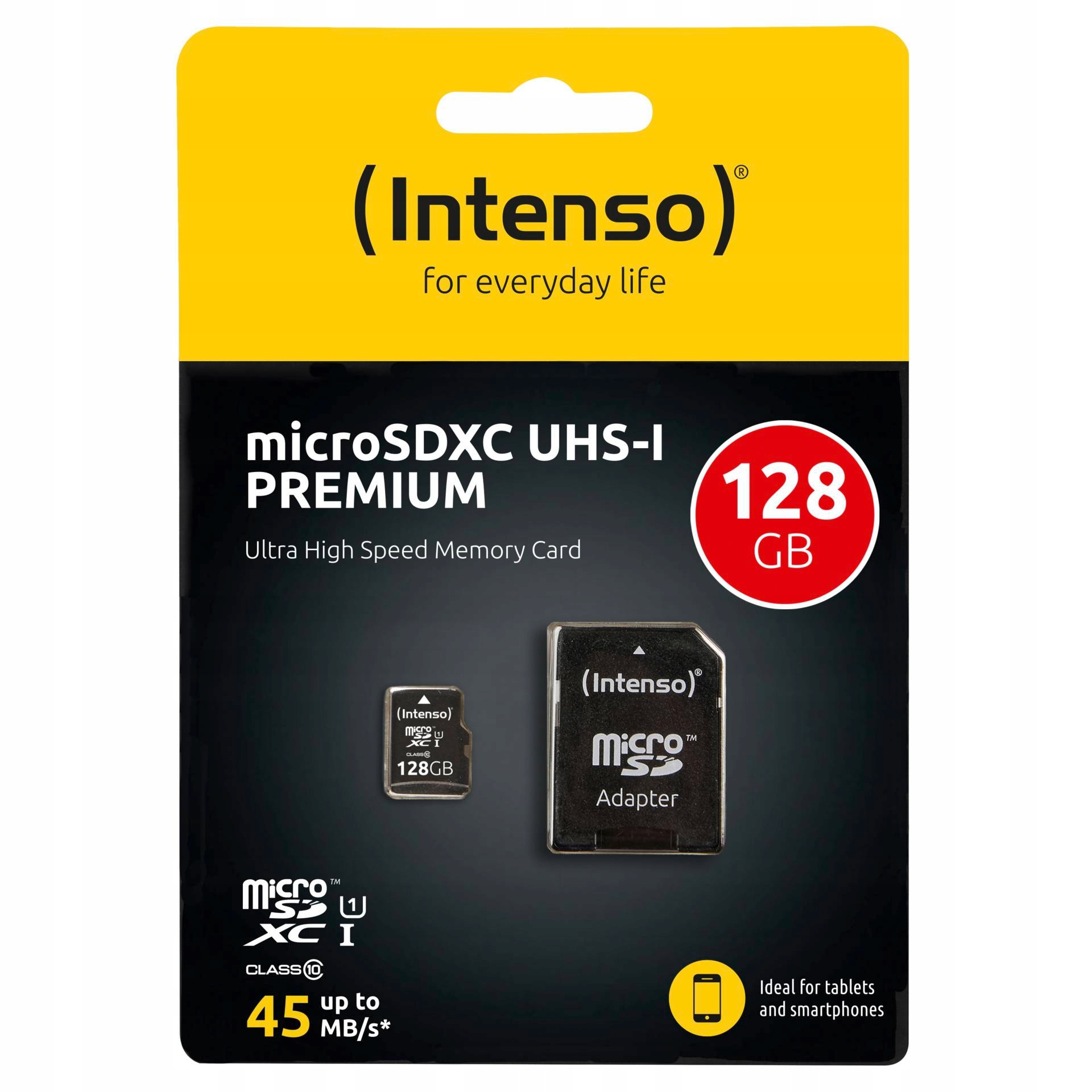 Intenso microSDXC karta 128GB Class 10 Uhs-i Premium