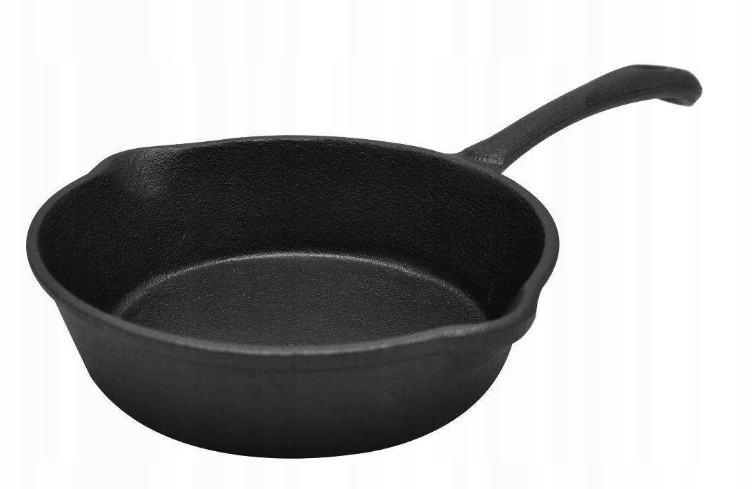

Patelnia Żeliwna Talerz Żeliwny 16cm Indukcja Gaz