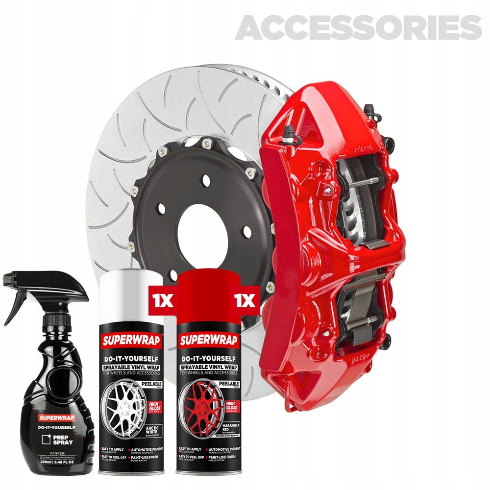

Zestaw na zaciski Maranello Red Superwrap