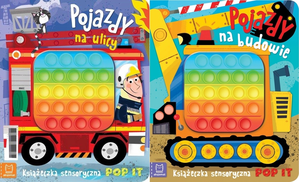 

2w1 Pop It Pojazdy Na Ulicy Budowie Sensoryczna