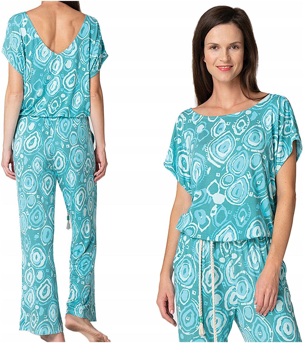 Bambusová dámská kombinéza Lhj 068 L Modrá