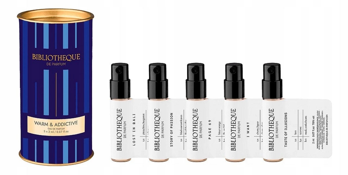 Warm & Addictive zestaw wód perfumowanych