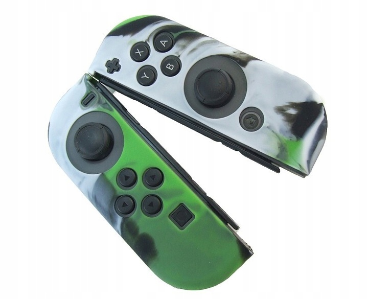 2x Pouzdro silikonové soft Joy-Con Switch Camo Green