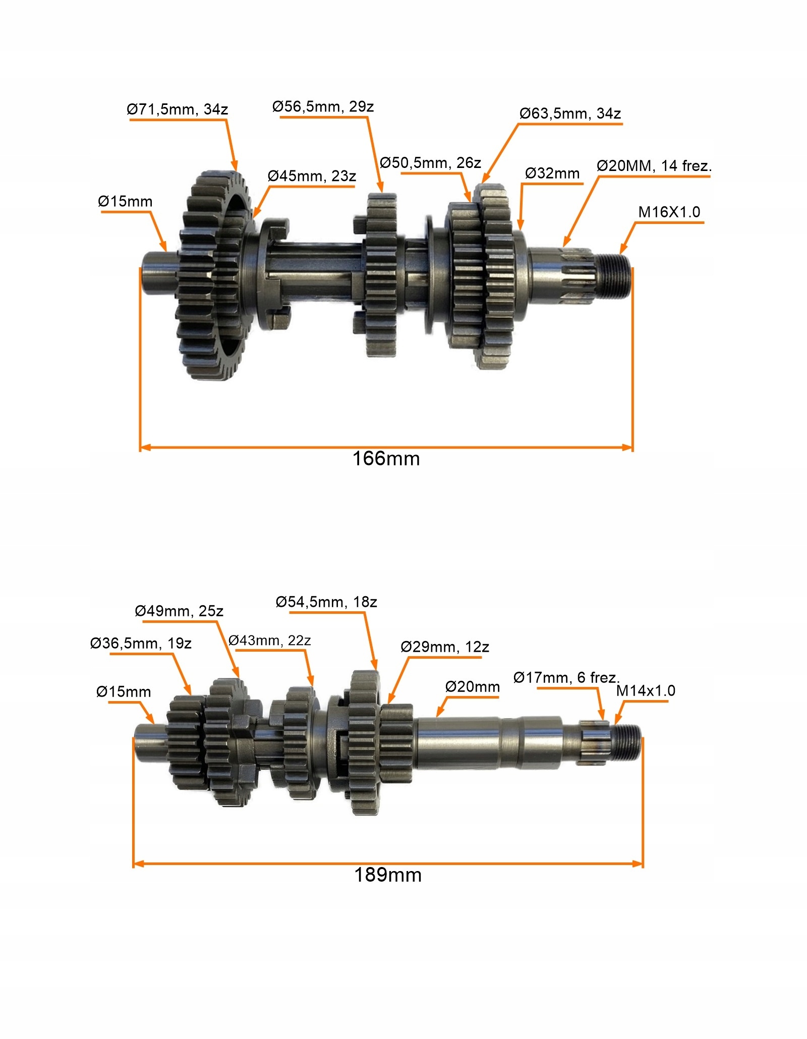 SKRZYNIA BIEGÓW KPL. ATV BASHAN BS250S-5 Producent WZMOTO