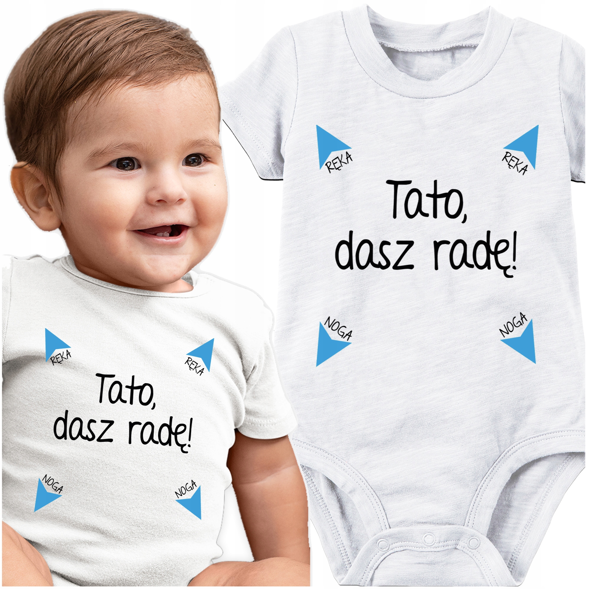 

Body Dla Chłopca Tato Dasz Radę Śmieszny Prezent