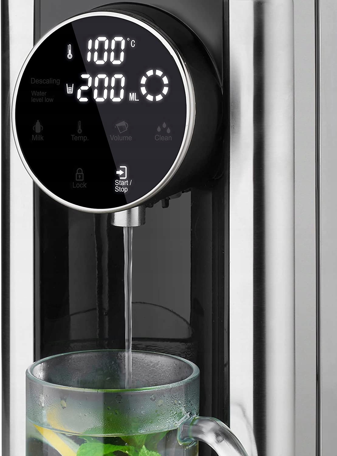 DYSTRYBUTOR PODGRZEWACZ DOZOWNIK GORĄCEJ WODY WRZĄTKU CZAJNIK 2,7L LED Model HWS 8731