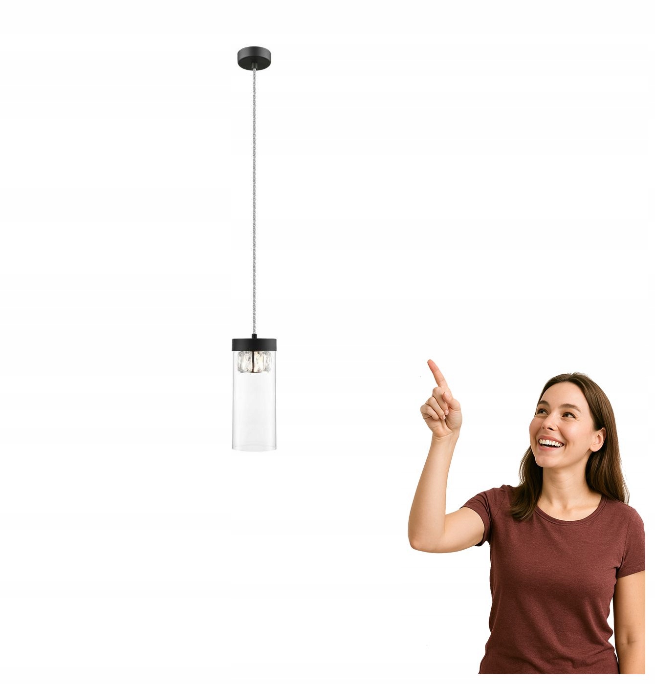 Závesná lampa Gem P0389-01D-P7AC Zuma Line