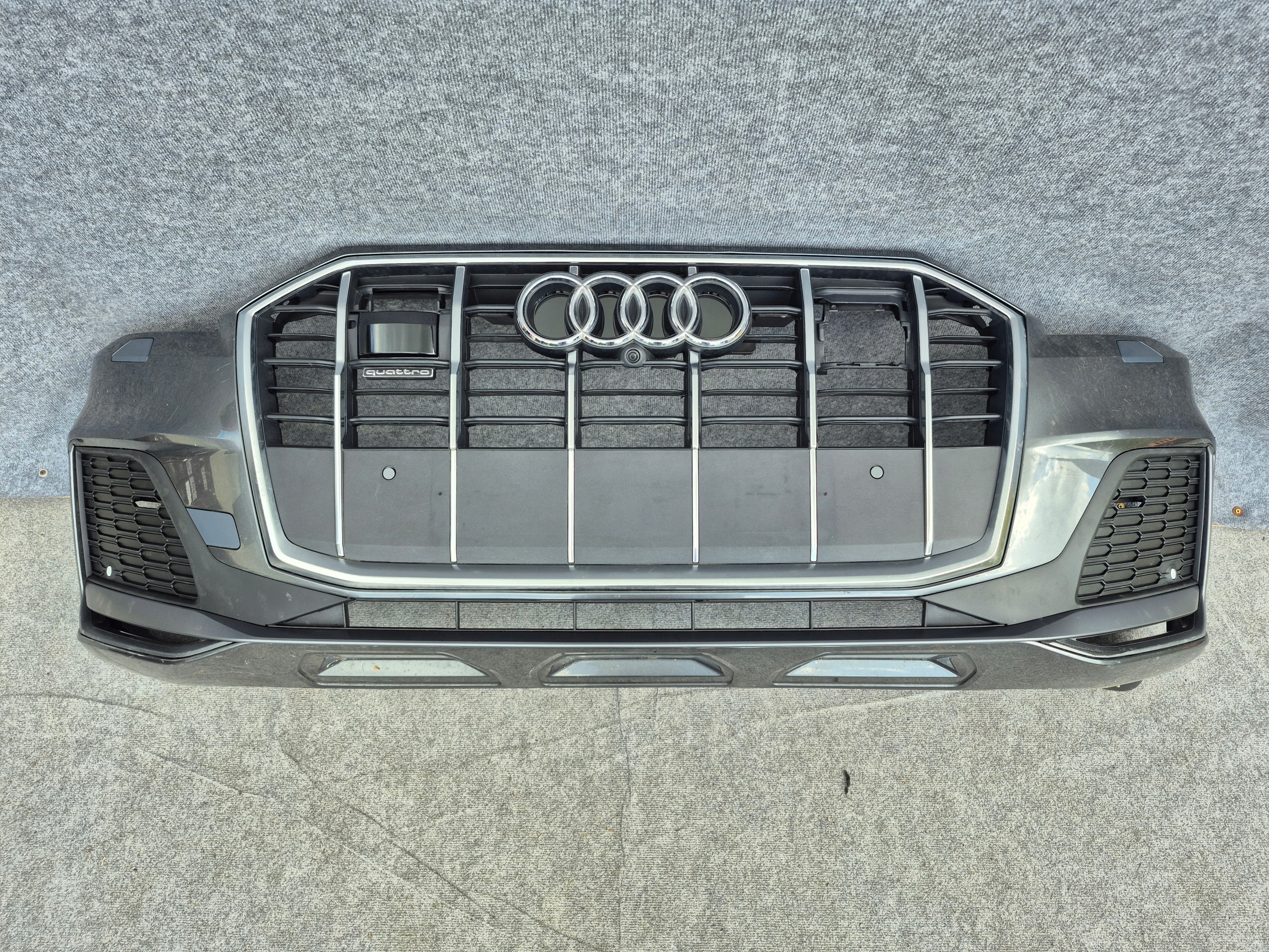 AUDI Q7 4M0 LIFT S-LINE 2020- ZDERZAK PRZÓD 6x PDC KAMERA