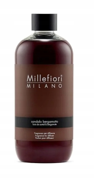Millefiori Milano uzupełniacz SANDALO BERGAMOTTO 500 ml