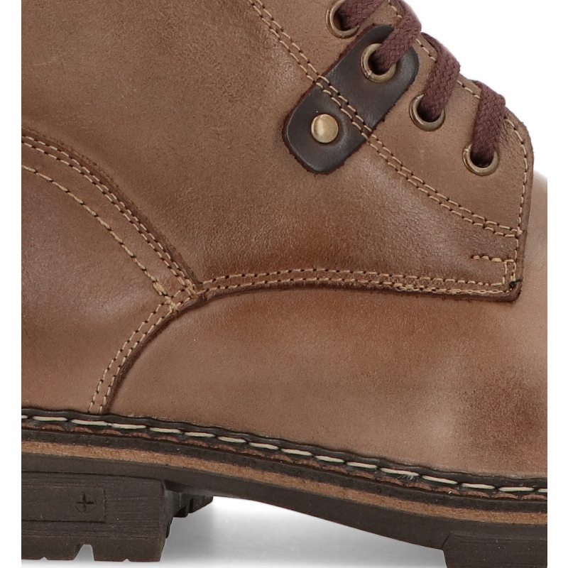 BUTY ZIMOWE PÓŁBUTY MĘSKIE SKÓRA OCIEPLANE GEPARD 210 JBR R 43 Materiał zewnętrzny skóra naturalna