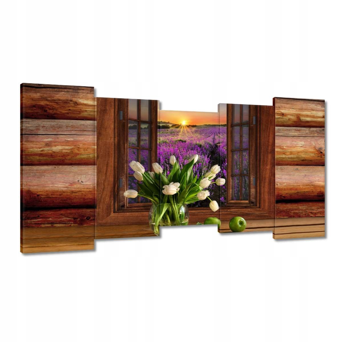 Obrazy 150x80 Stěna z balů Květiny