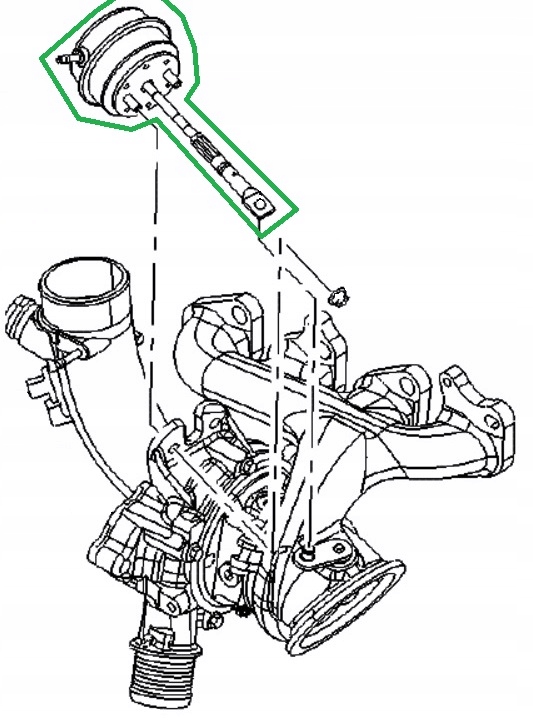 Gruszka Zawór Turbiny ASTRA 1.4T ECOTEC 120-140KM Producent części Gasker