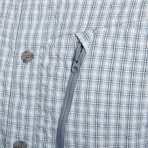 Koszula męska BERGHAUS krótki rękaw kratka blue S Kolekcja SHIRT SS