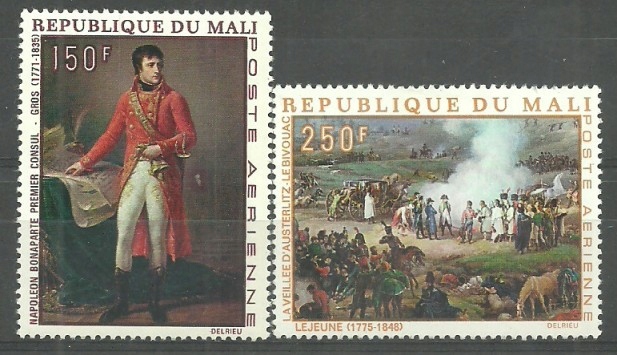 Mali 1969 Mi 180-181 Z podlepką *