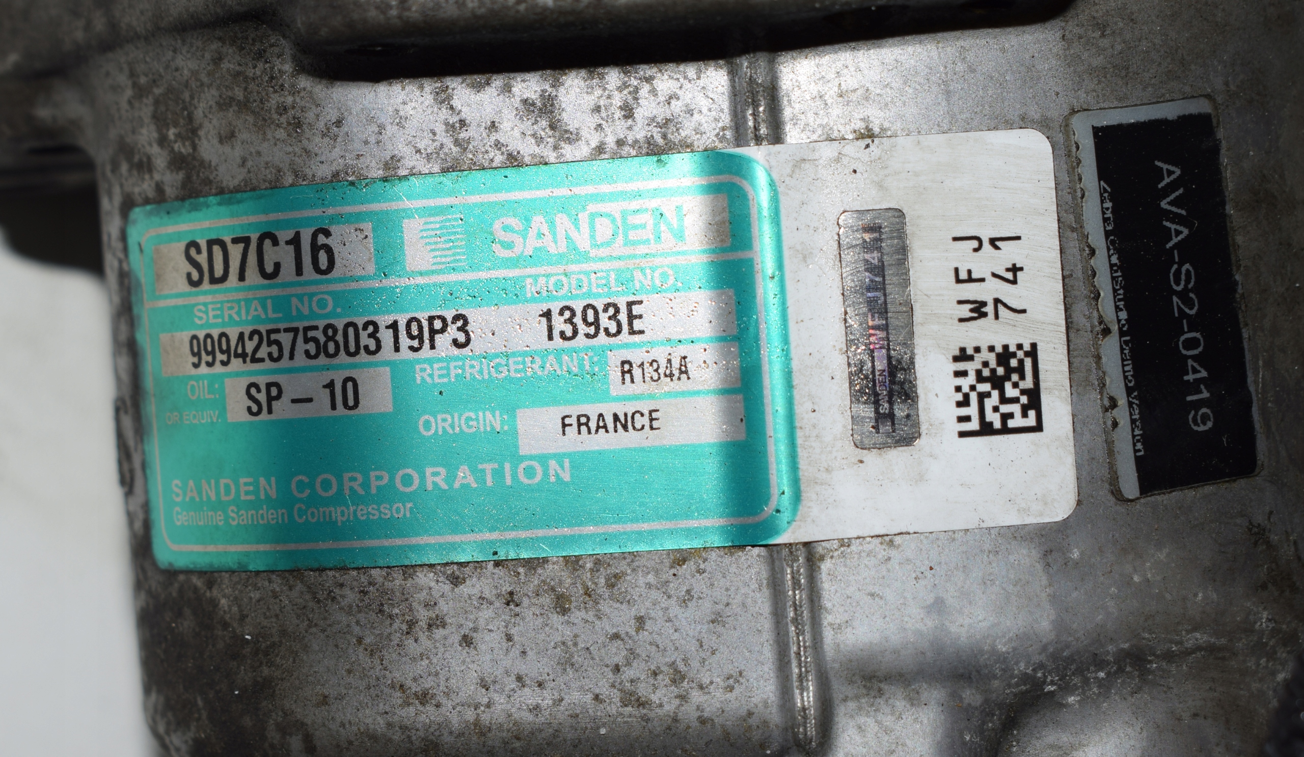 CITROEN C5 III X7 3.0 HDI compressor compressor; of the air conditioning