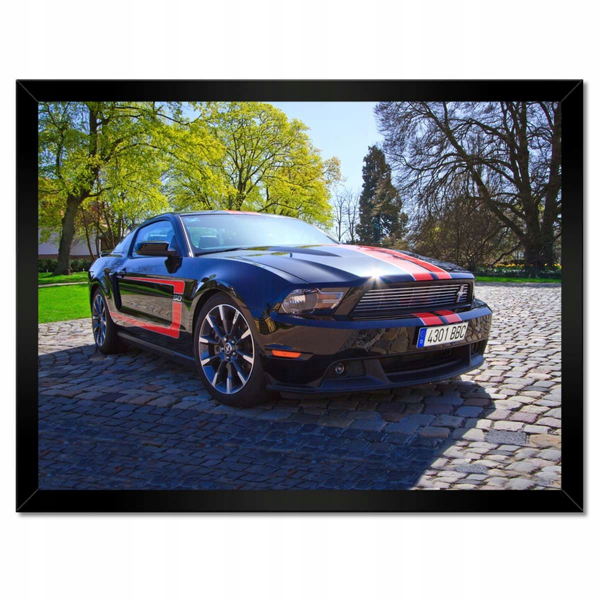 Plakáty v rámu 40x30 Ford Mustang Auto
