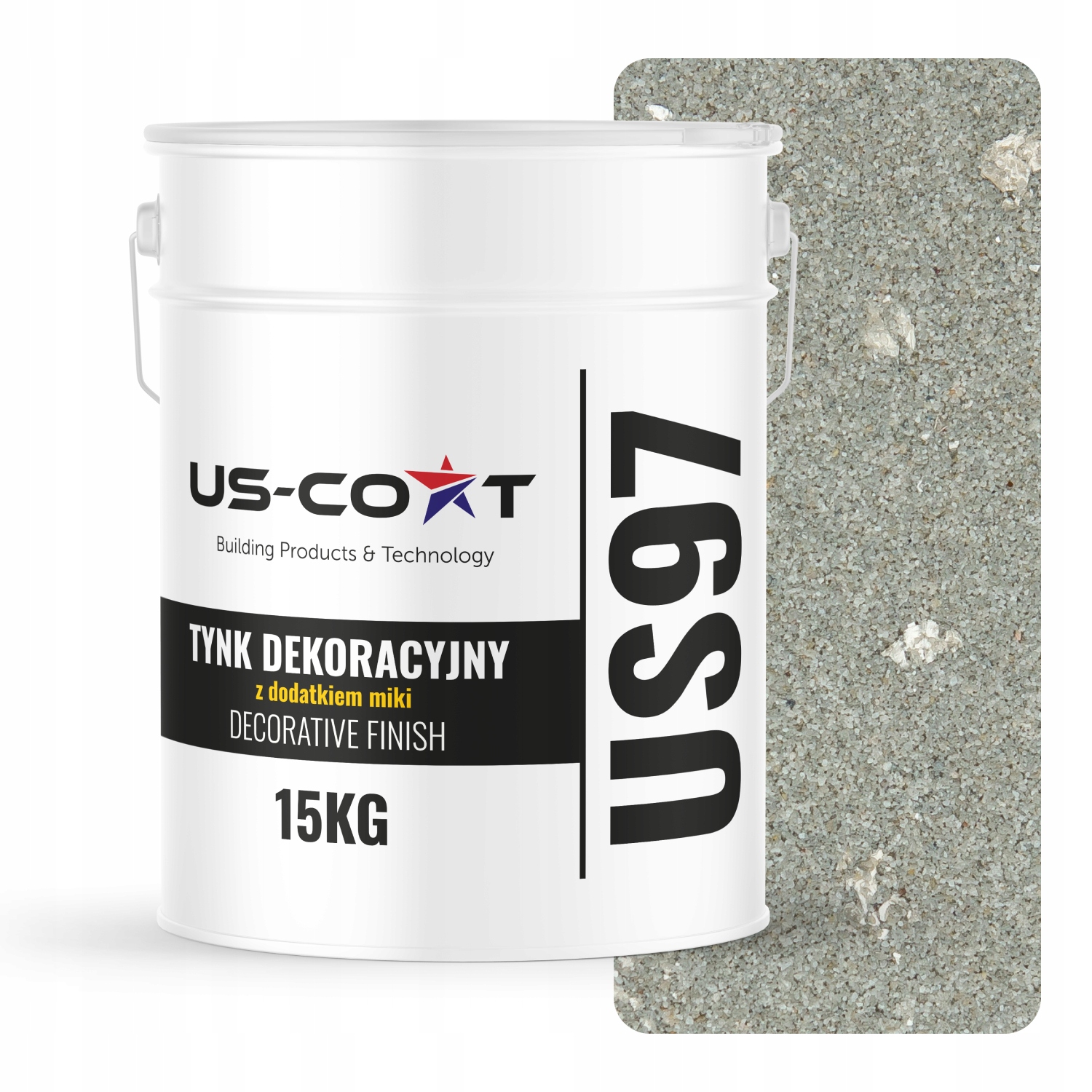 Mozaiková Omítka Jemnozrnná Univerzální Se Třpytkami 15 Kg Barva D901