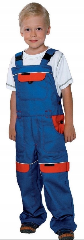 

Spodnie ogrodniczki Trend dziecięce nieb-czer 98