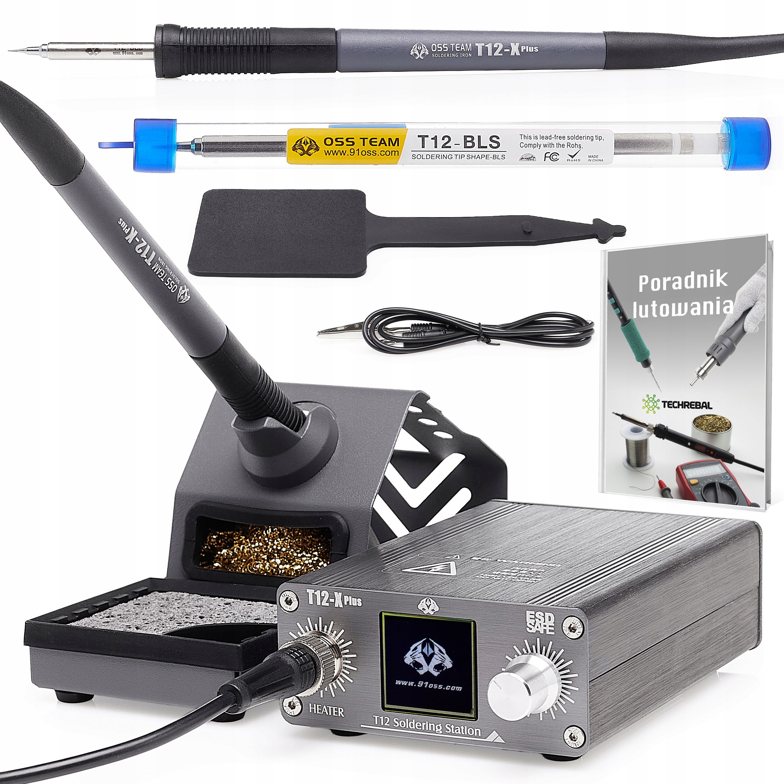 Pájecí Stanice Pájecí Pero Oss Techrebal T12-X Plus 72W Hroty T12