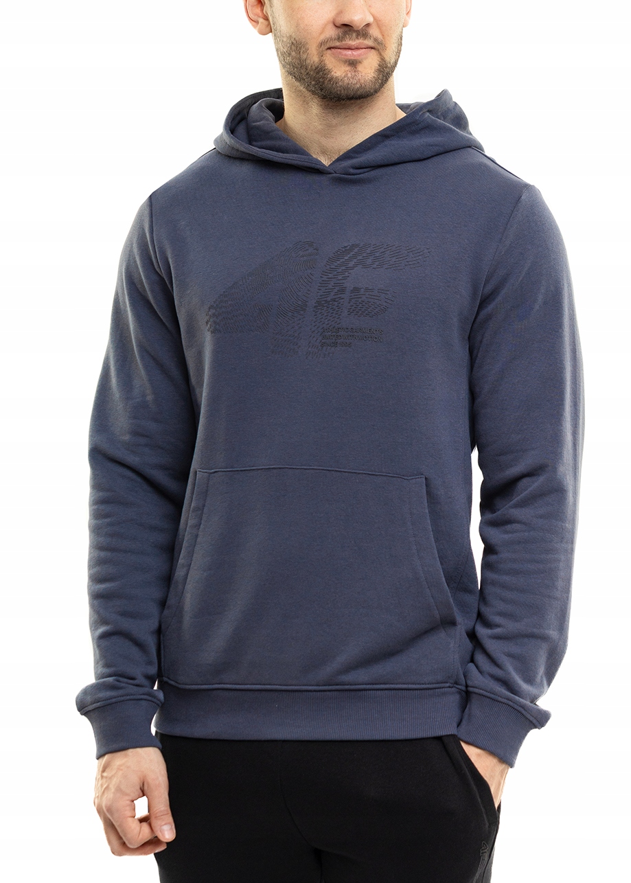 Pánská Mikina S Kapucí 4F Sportovní tepláková mikina Tréninková mikina vel M