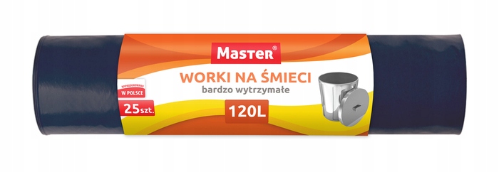 

Worki Na Śmieci 120L Master (25szt na rolce)