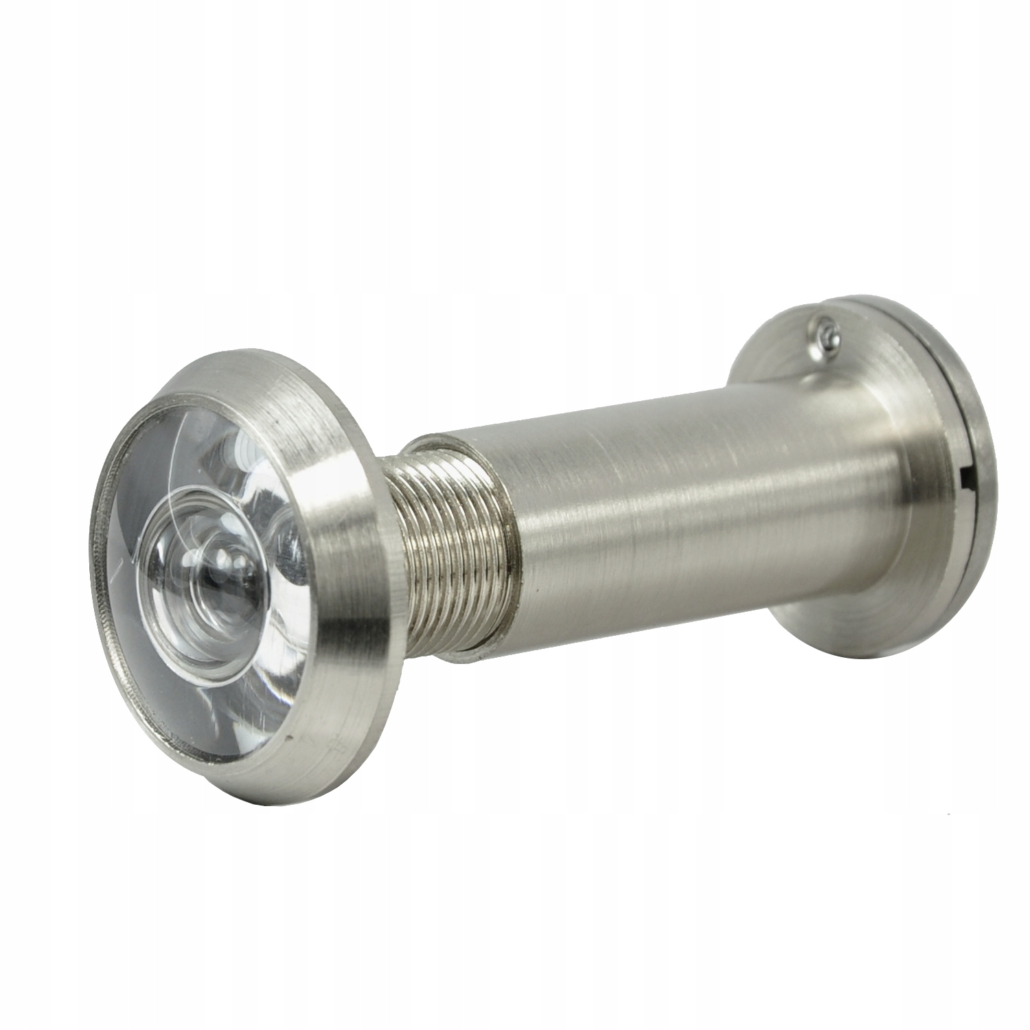 WIZJER DRZWIOWY DO DRZWI JUDASZ fi 16 mm 40-70 MOSIĘŻNY NIKIEL SATYNA Grubość drzwi 40-70 mm