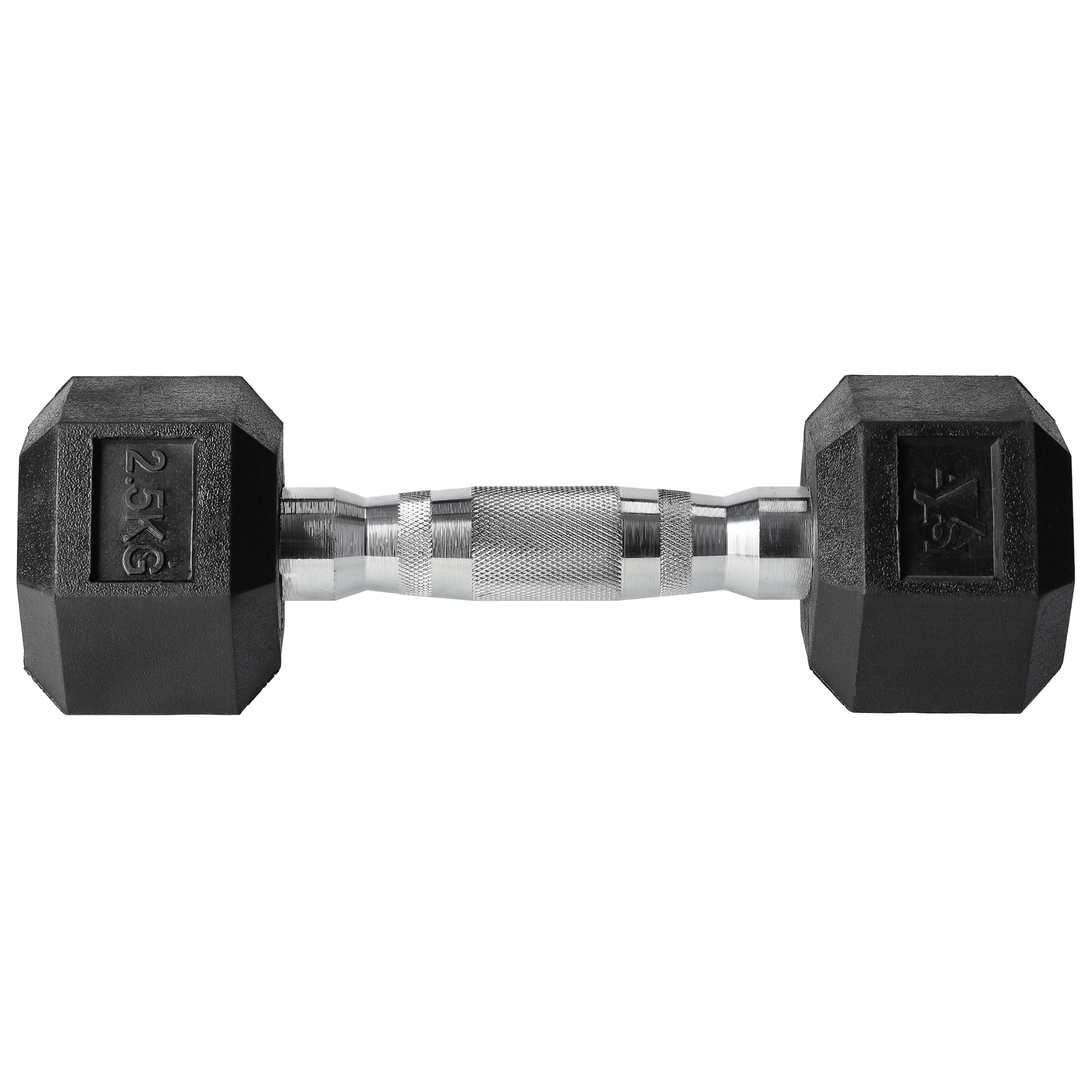 HANTEL 2,5KG CIĘŻAR HEX SOLIDNY WYTRZYMAŁY STALOWY GUMOWANY Kod producenta 5904183606071