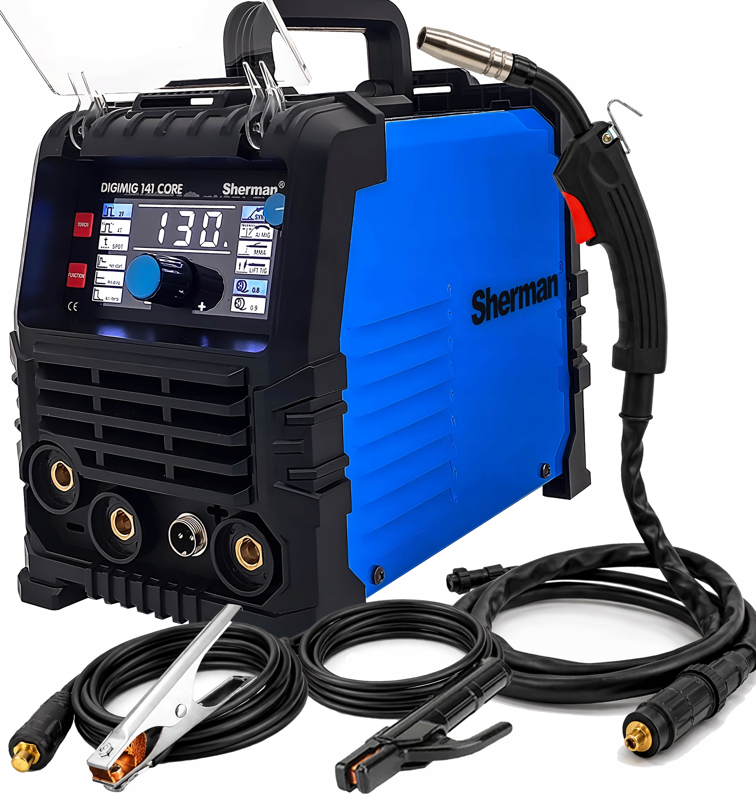 Synergická invertorová svářečka Digimig 141 Core pro svařování bez plynu