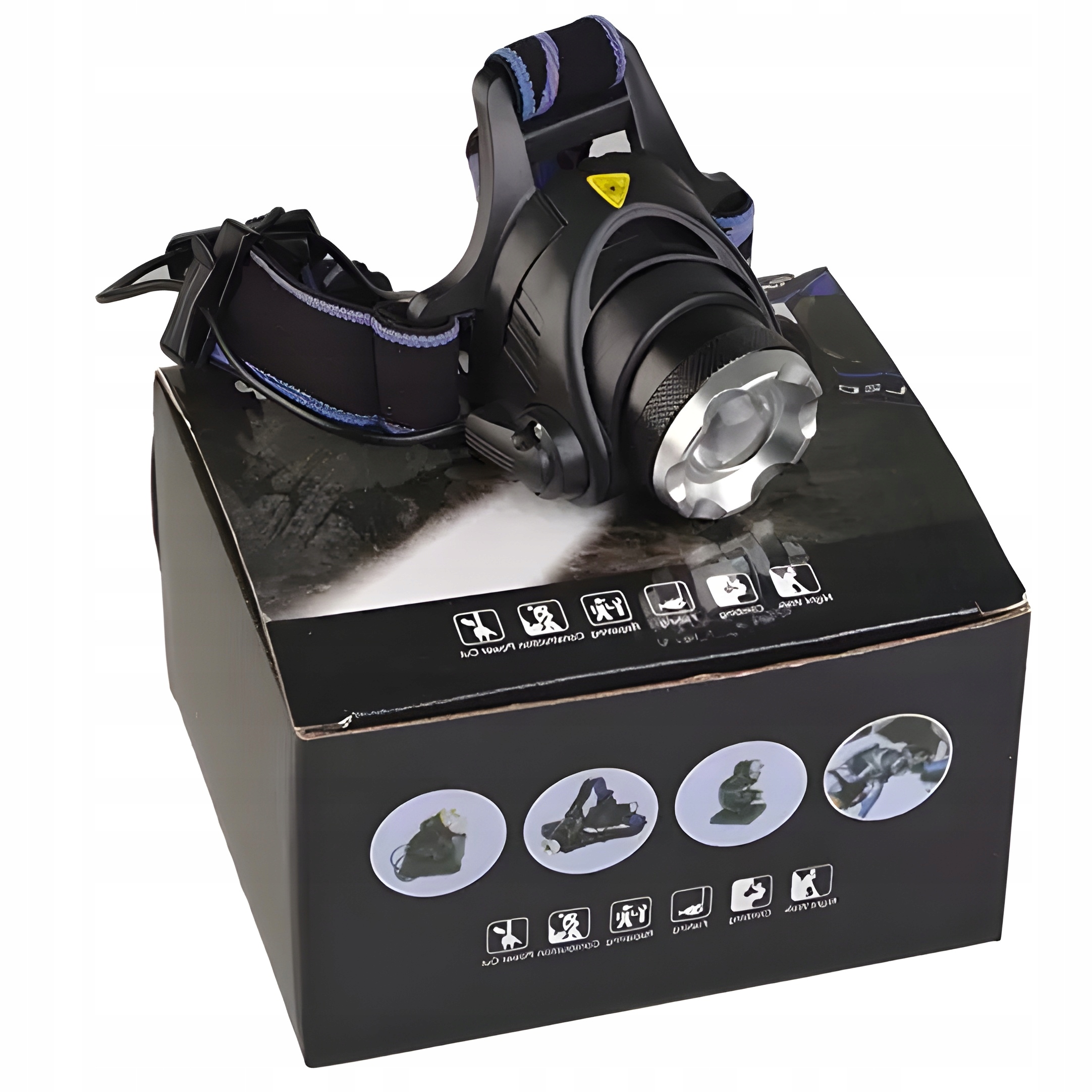 LATARKA CZOŁOWA LED ZOOM XML-T6 CREE LAMPKA CZOŁÓWKA ŁADOWARKA + AKUMULATOR Rodzaj czołowa