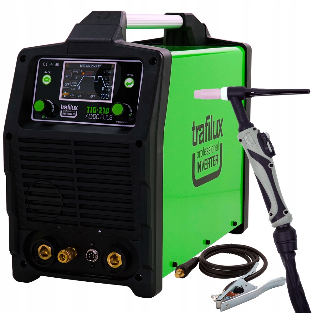 Сварочный аппарат Trafilux TIG 210 AC DC импульсный ЖК-дисплей Синергия