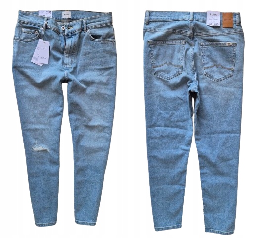 Džíny Mustang Brooks Relaxed Slim W29 L30 světlé mom střih